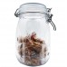 FixtureDisplays® Wire Clasp PET Jar 1650 ml Spice Jar Seal Paint Oil Storage Jar Container Lock 18615-1650ML-6PK